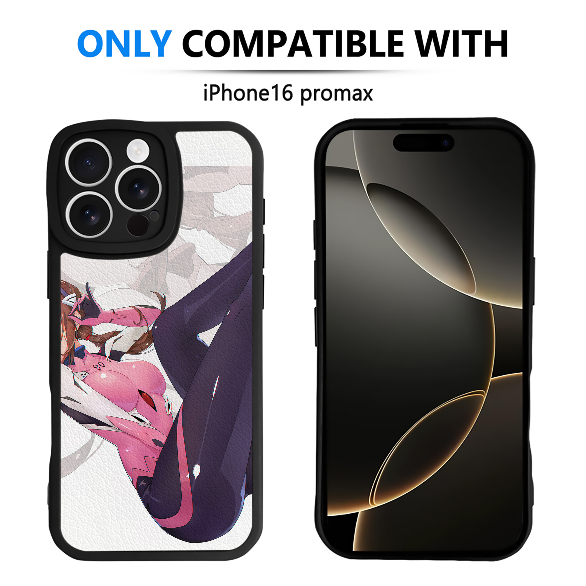 （画像用） EVA 新世紀エヴァンゲリオン 【iPhone 16シリーズ対応】シリコンスマホケース（レザー調） 材質：シリコン